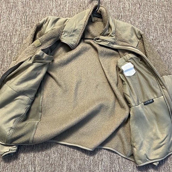 US Army/US Air Force Cold Weather Fleece Jacket, Size: Men’s Medium Long - Picture 7 of 9